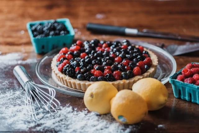 Blueberry tart